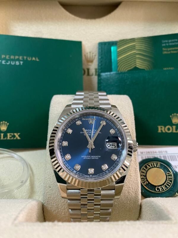 Rolex Oyster Datejust Mens and womens Watch 126334BKSJ model 1-mirror