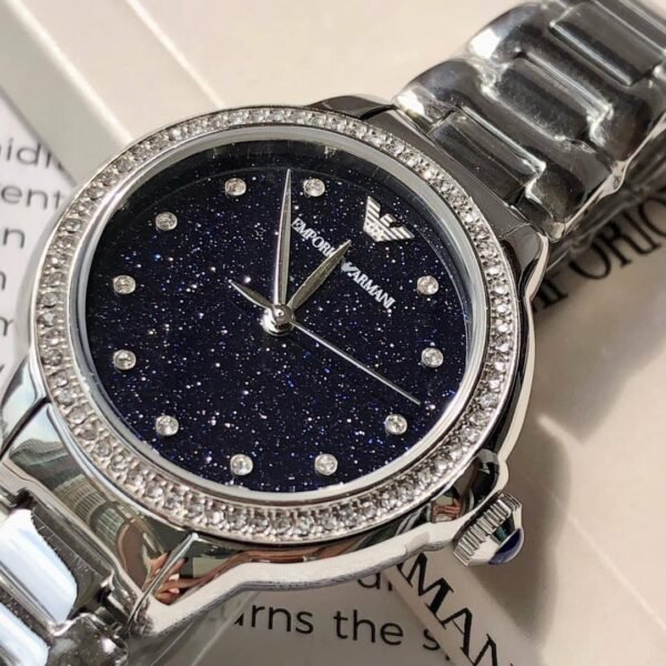 Emporio Armani Ladies Mia Watch | 32mm | Silver Sunray | AR11630-ORIGINAL