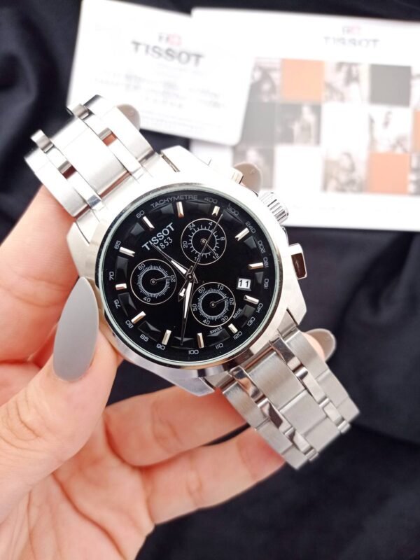 ⁦Tissot Couturier 1853 Chronograph watch for man-first⁩ - الصورة ⁦3⁩