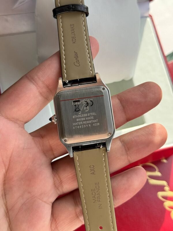 ⁦Cartier Santos de Watch, Interchangeable Leather Strap WSSA0061(S-O)⁩ - الصورة ⁦5⁩
