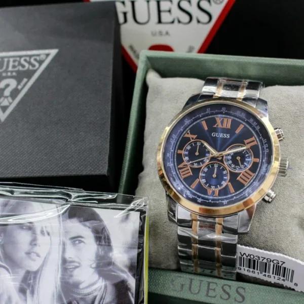 ⁦Guess Watch For Men Chronograph Watch W0379G7-original⁩ - الصورة ⁦2⁩
