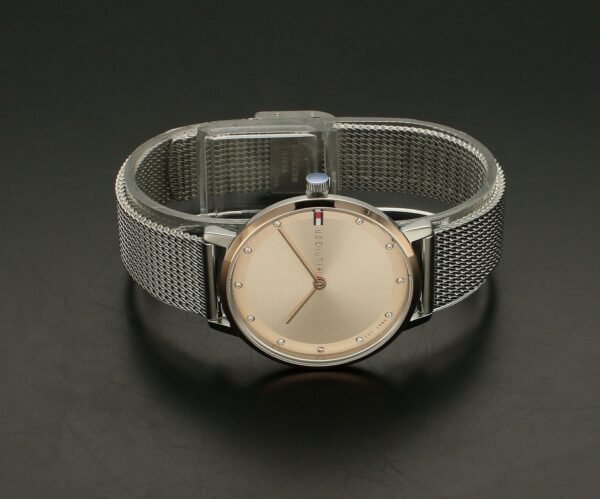 ⁦Tommy Hilfiger Steel Mesh Women's Slim Watch - 1782151-original⁩ - الصورة ⁦2⁩