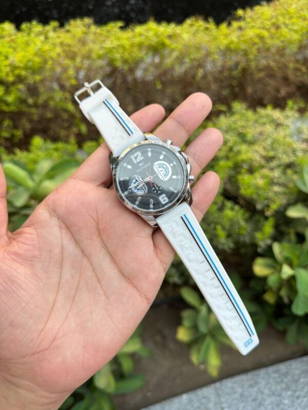 ⁦Tommy Hilfiger rubber watch for men thwm4-mirror⁩ - الصورة ⁦2⁩